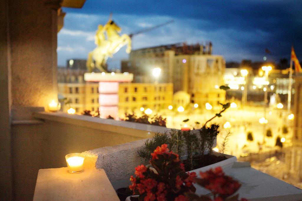 Skopje City Square View Dış mekan fotoğraf