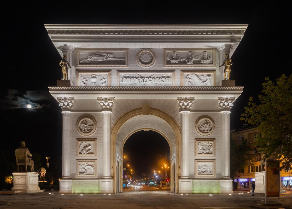 Skopje City Square View Dış mekan fotoğraf